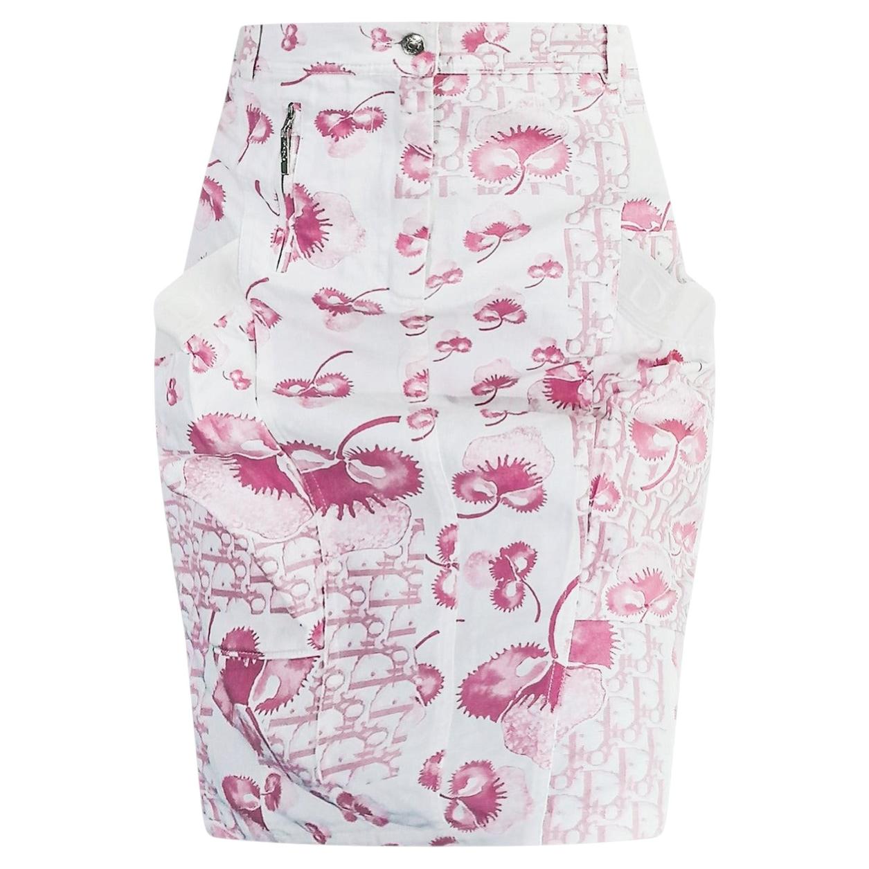 Rare! Christian Dior and John Galliano 2005 Skirt girly pink
