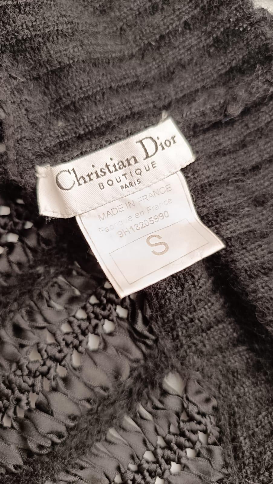 rare ! Christian Dior & John Galliano F/W 1999 Cardigans en maille en vente 4