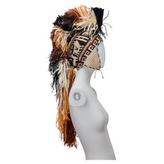 Seltener Christian Dior Mohawk-Hut 2002 John Galliano MINT-Prägung