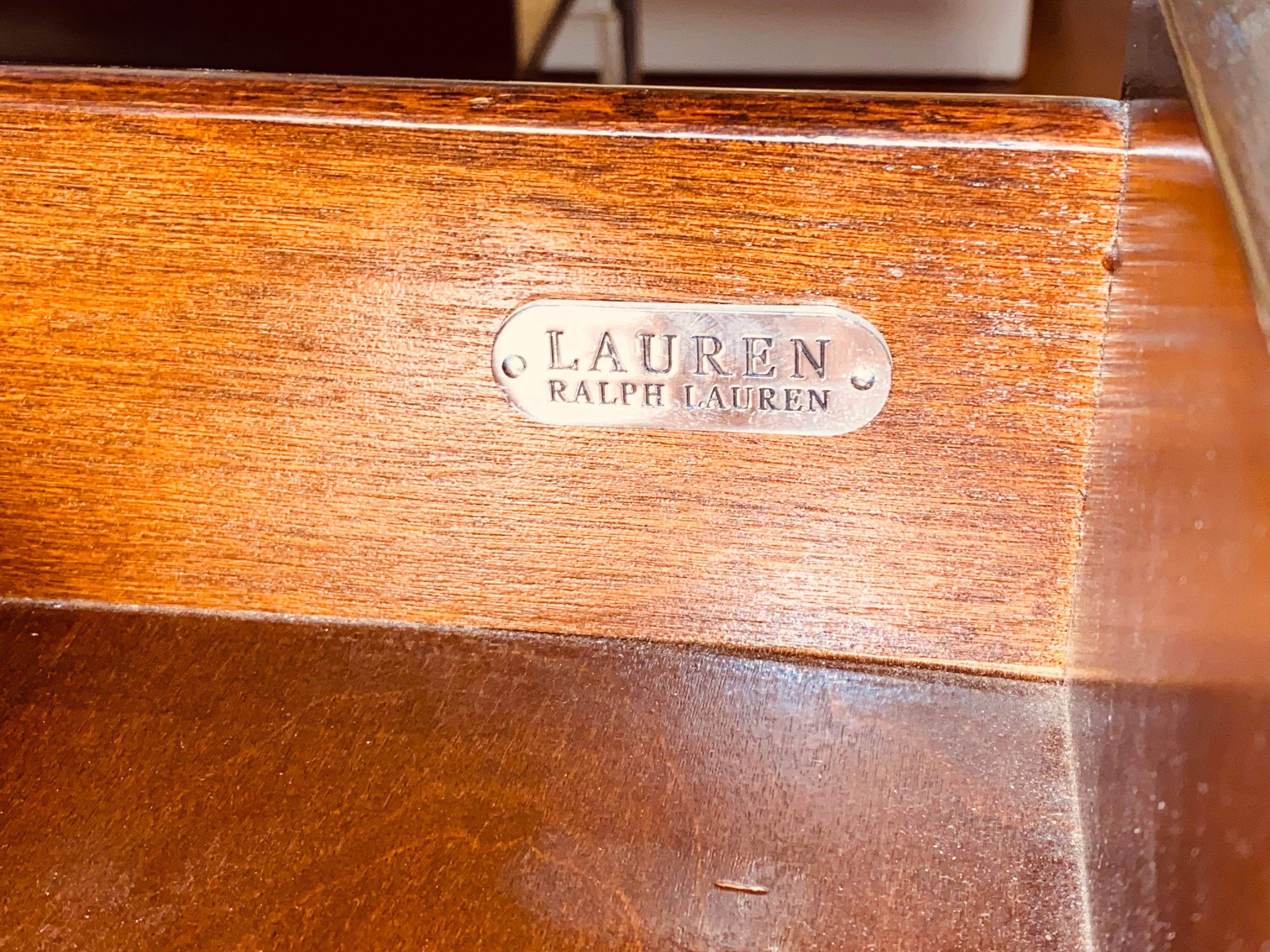 Late 20th Century Rare Chrome and Walnut Desk by Ralph Lauren For Sale