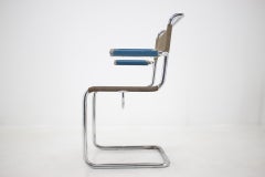 Rare Chrome Bauhaus Chair by Rudolf Vichr, 1930s