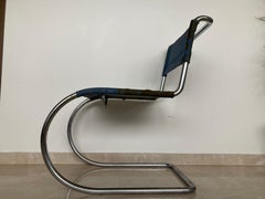 Rare Chrome Bauhaus Chair Thonet MR 10 by Ludwig Mies van der Rohe, 1930s