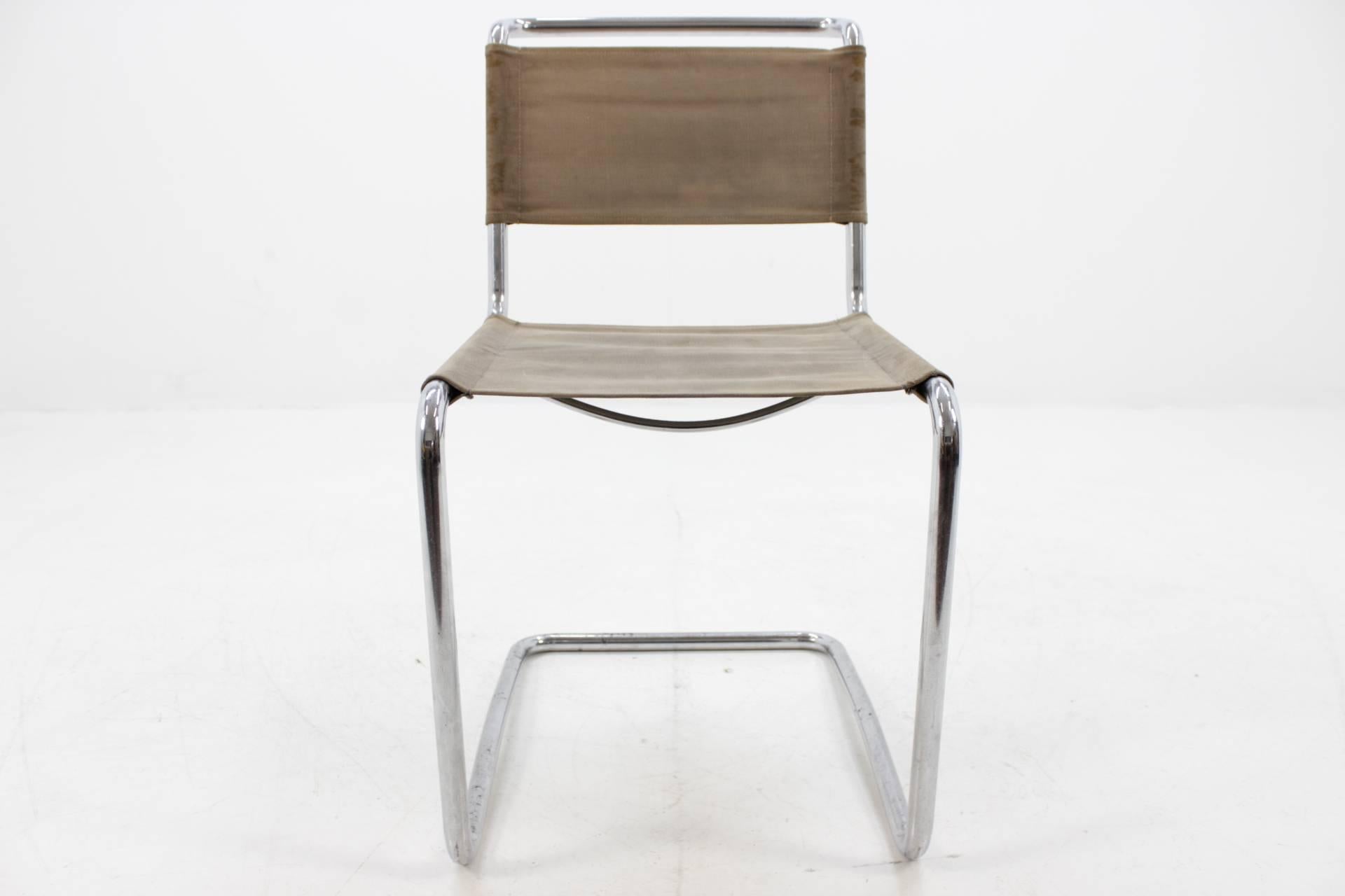 Rare Chrome Bauhaus Chair, UP Závody, J. Halabala 3