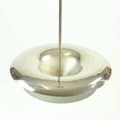 Rare Chrome Ceiling Light by Franta Anyz, Czechoslovakia, circa 1920