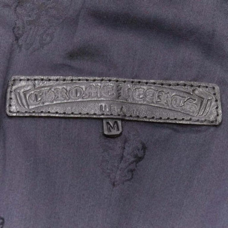 rare CHROME HEARTS brown leather black Cross Dagger zip dress M at 1stDibs rare CHROME HEARTS brown leather black Cross Dagger zip dress M at 1stDibs