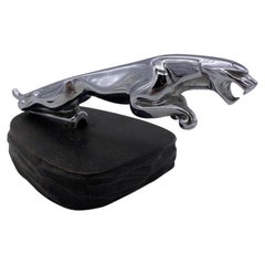 Rare Chrome Plated Jaguar Mk II 'Leaping Cat' Dealership Ashtray