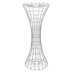 Rare Chromed "Wire Series" Coat Hanger by Verner Panton for J. Lüber, 1970s