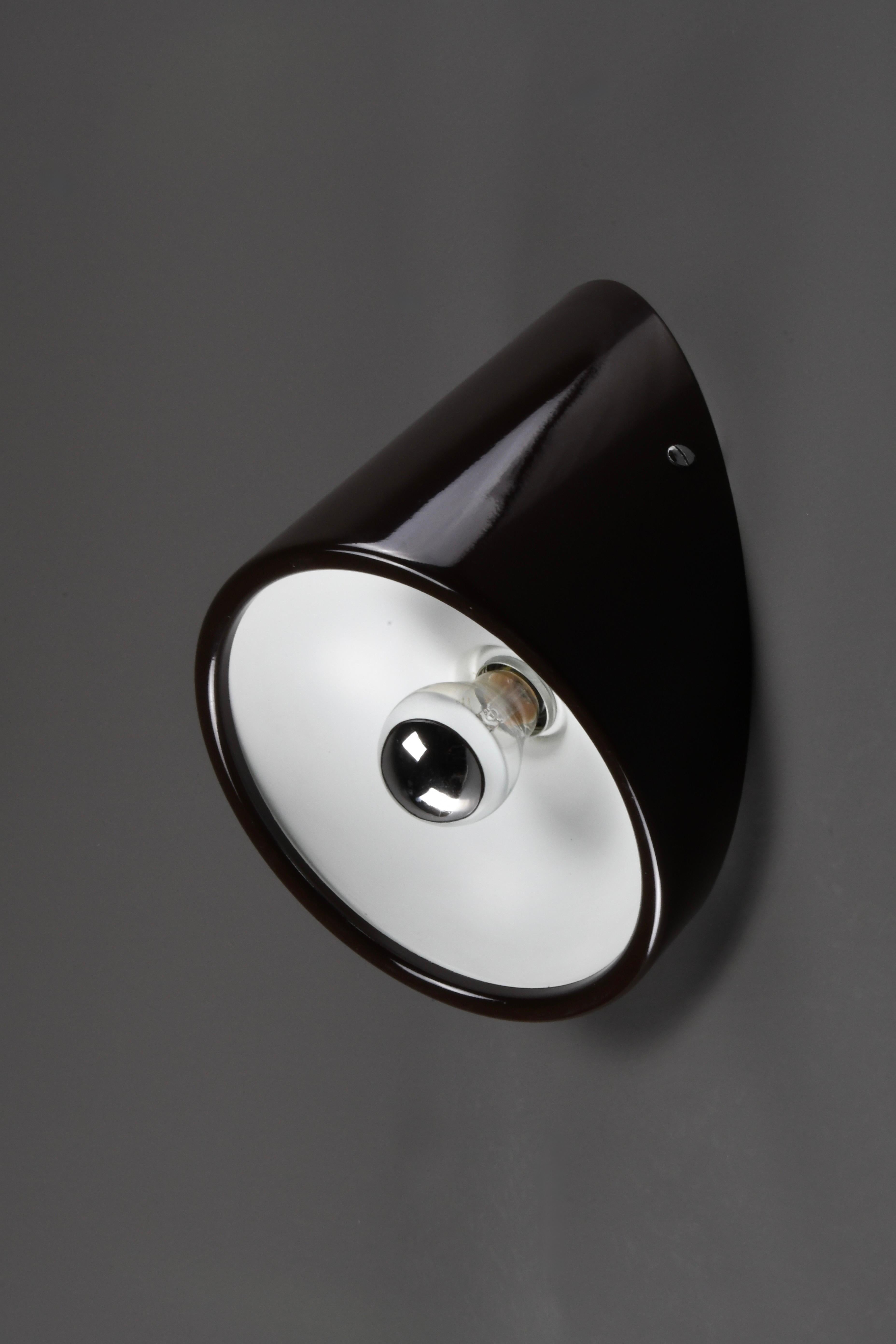 Powder-Coated Rare Cini Boeri Model 235 Wall Light for Arteluce, Italy, 1970s For Sale