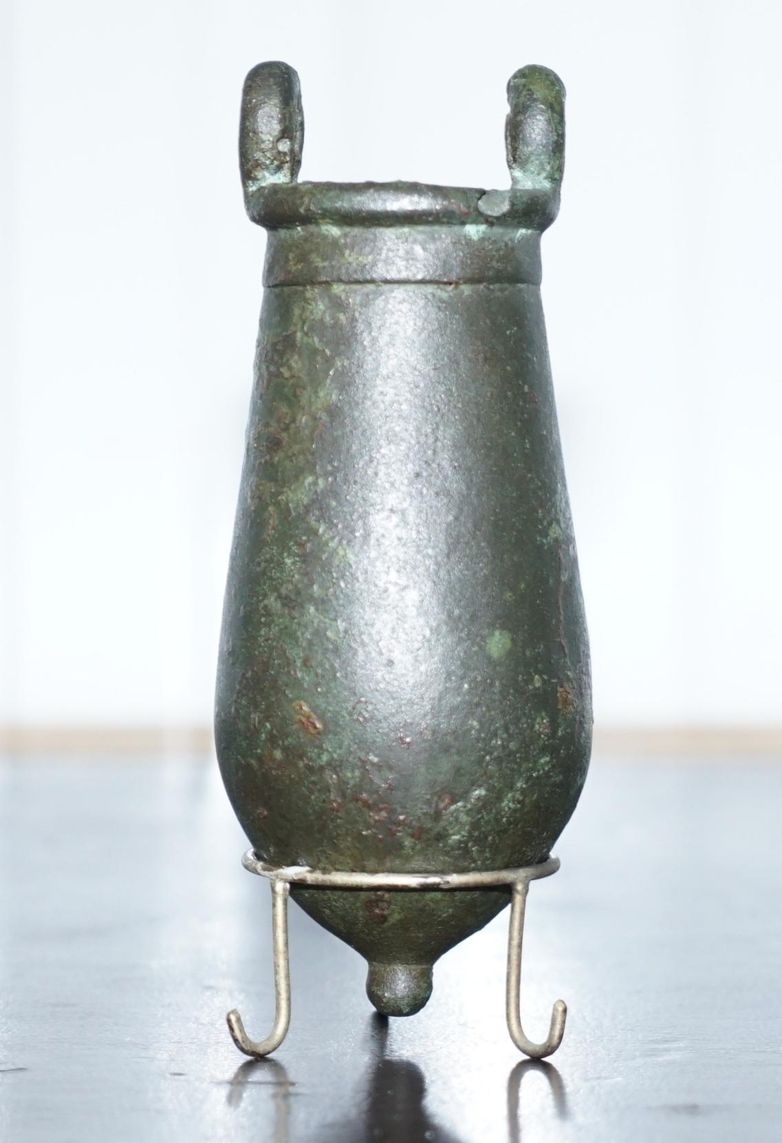 Wimbledon-Furniture

Wimbledon-Furniture is delighted to offer for sale this very rare 1st century 100ac Roman Amphora Bronze vessel

There are multiple high definition super-sized pictures at the bottom of this page

An exquisite and