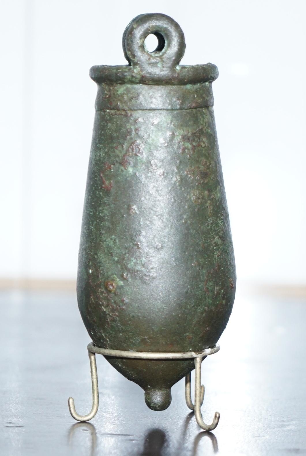 Classical Roman Rare circa 100AC Ancient 1st Century Roman Bronze Amphora Jug Vessel on Stand