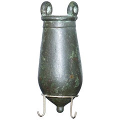 Seltene um 100AC Antike 1. Jahrhundert römische Bronze Amphora Krug Gefäß auf Stand