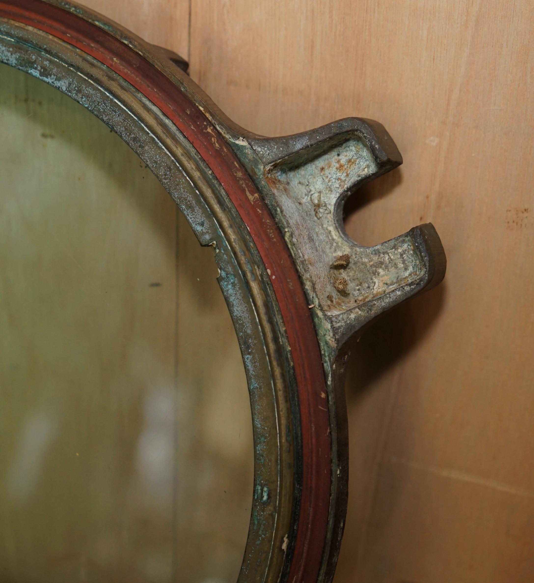 RARE CIRCA 1880 JOHN ROBY LTD RAINHILL MARITIME SALVAGE PORTHOLE SHiPS WINDOW im Angebot 4