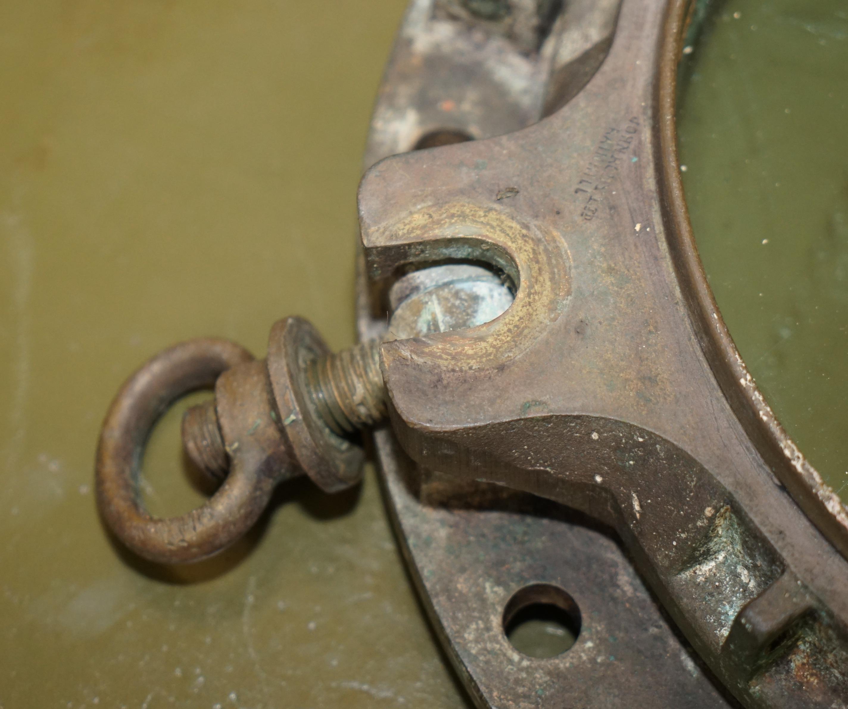 RARE CIRCA 1880 JOHN ROBY LTD RAINHILL MARITIME SALVAGE PORTHOLE SHiPS WINDOW (Spätes 19. Jahrhundert) im Angebot