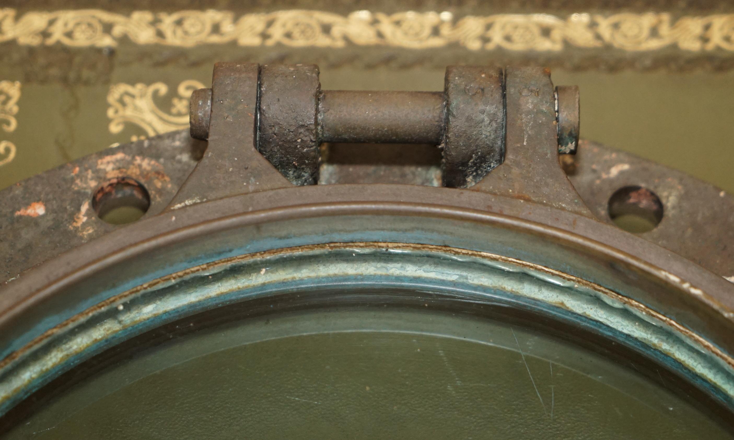 RARE CIRCA 1880 JOHN ROBY LTD RAINHILL MARITIME SALVAGE PORTHOLE SHiPS WINDOW im Angebot 1