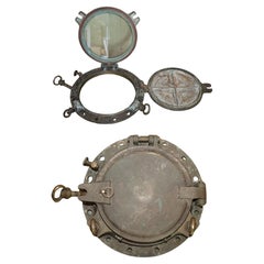 RARE CIRCA 1880 JOHN ROBY LTD RAINHILL MARITIME SALVAGE PORTHOLE SHiPS WINDOW