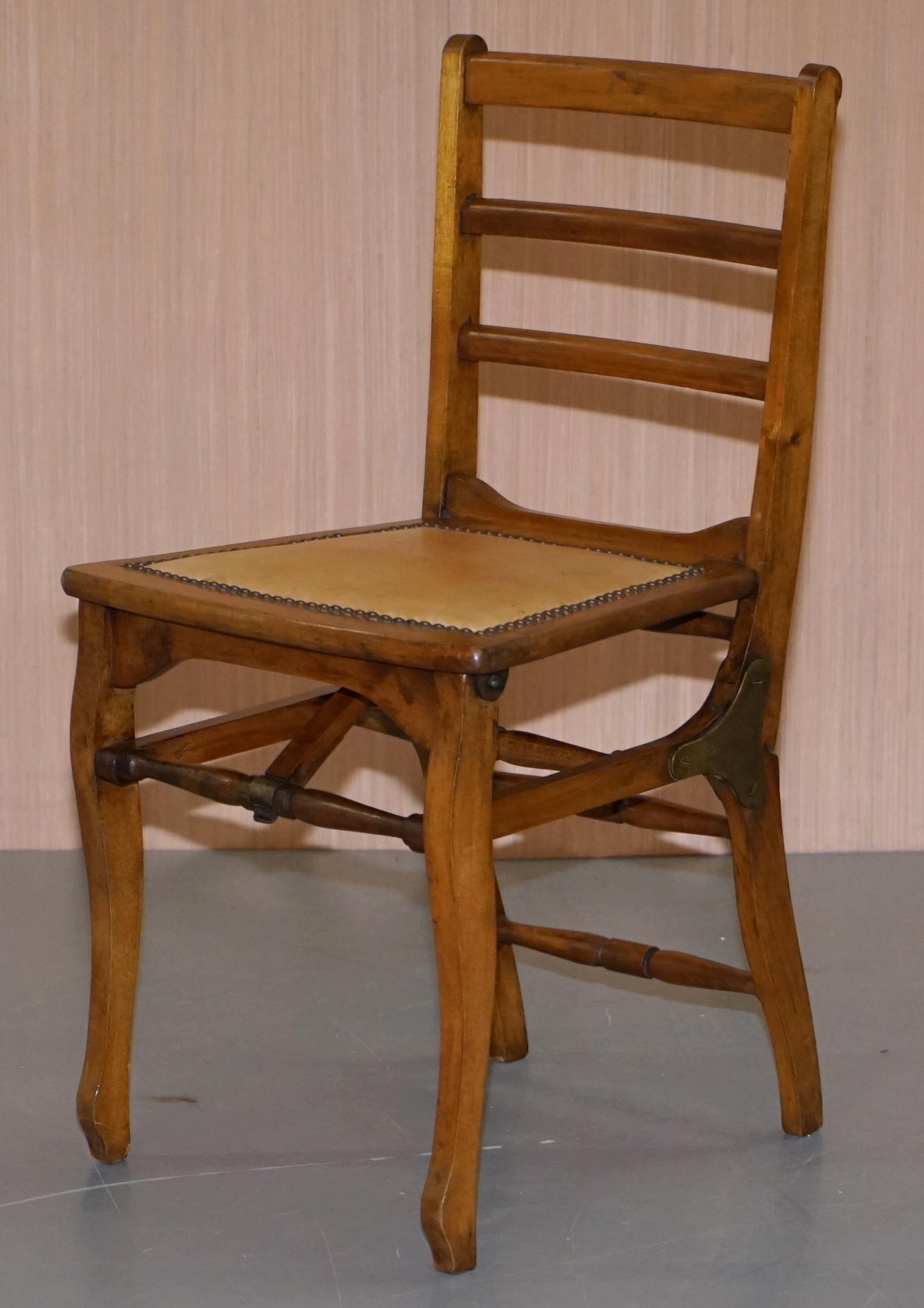 fruitwood folding chair