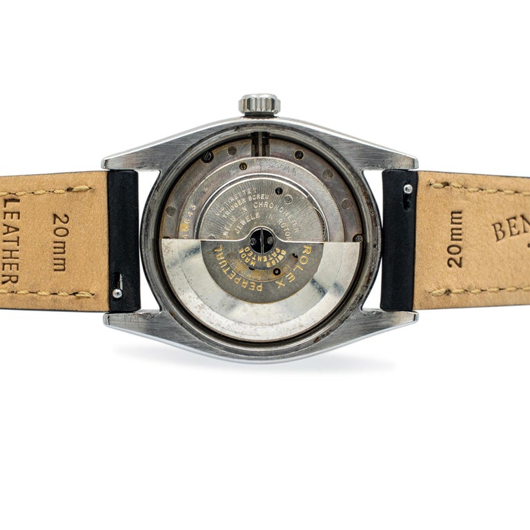 Rare Circa 1955 Vintage Rolex Datejust 6305-2 Roulette Date 36MM