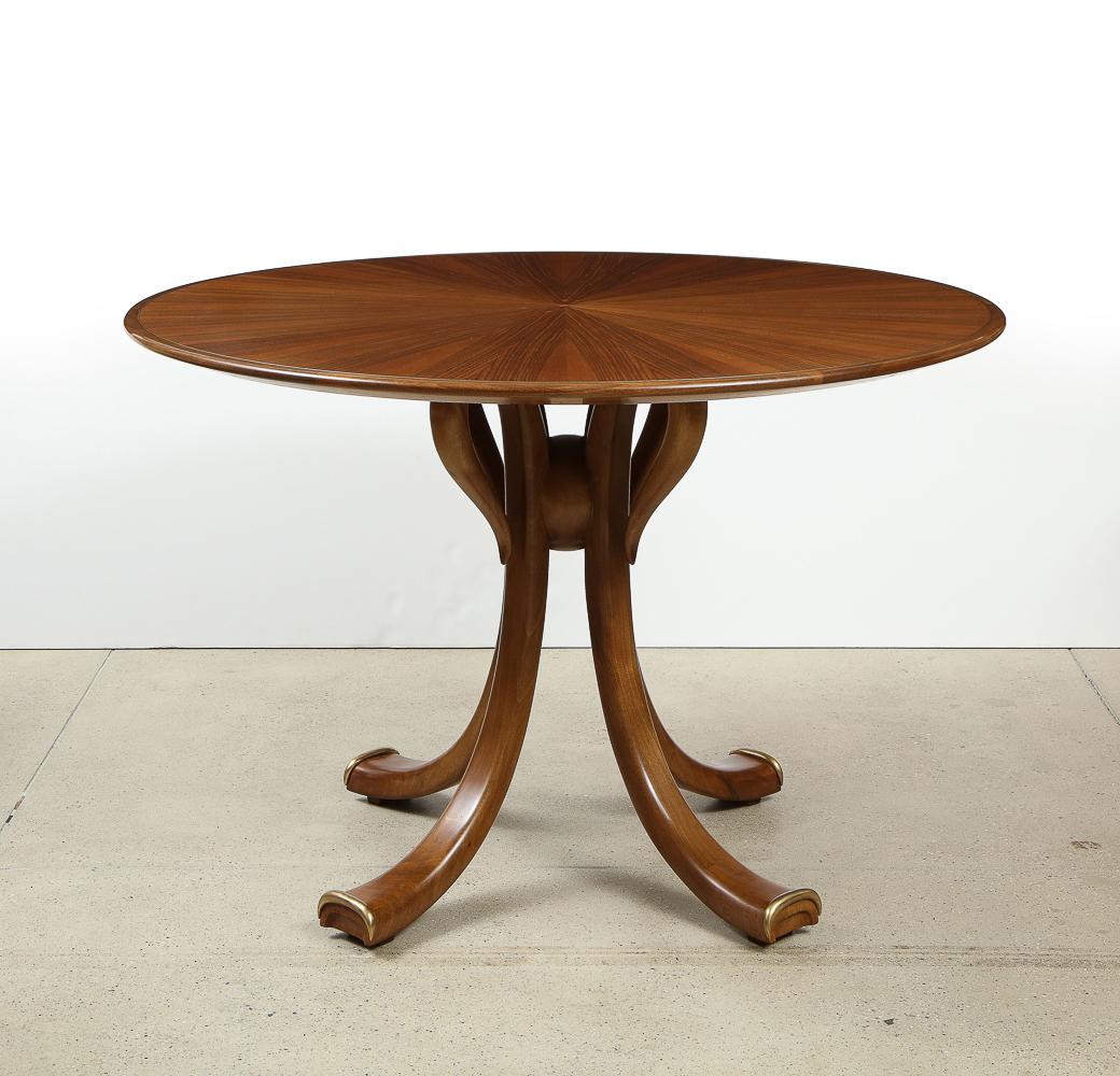 Rare Circular Pedestal Table by Osvaldo Borsani for ABV In Good Condition In New York, NY