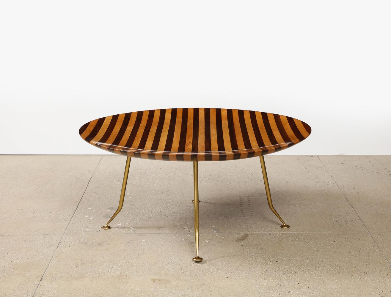 Rare Circular Table No. 593 by Mario Gottardi In Good Condition For Sale In New York, NY