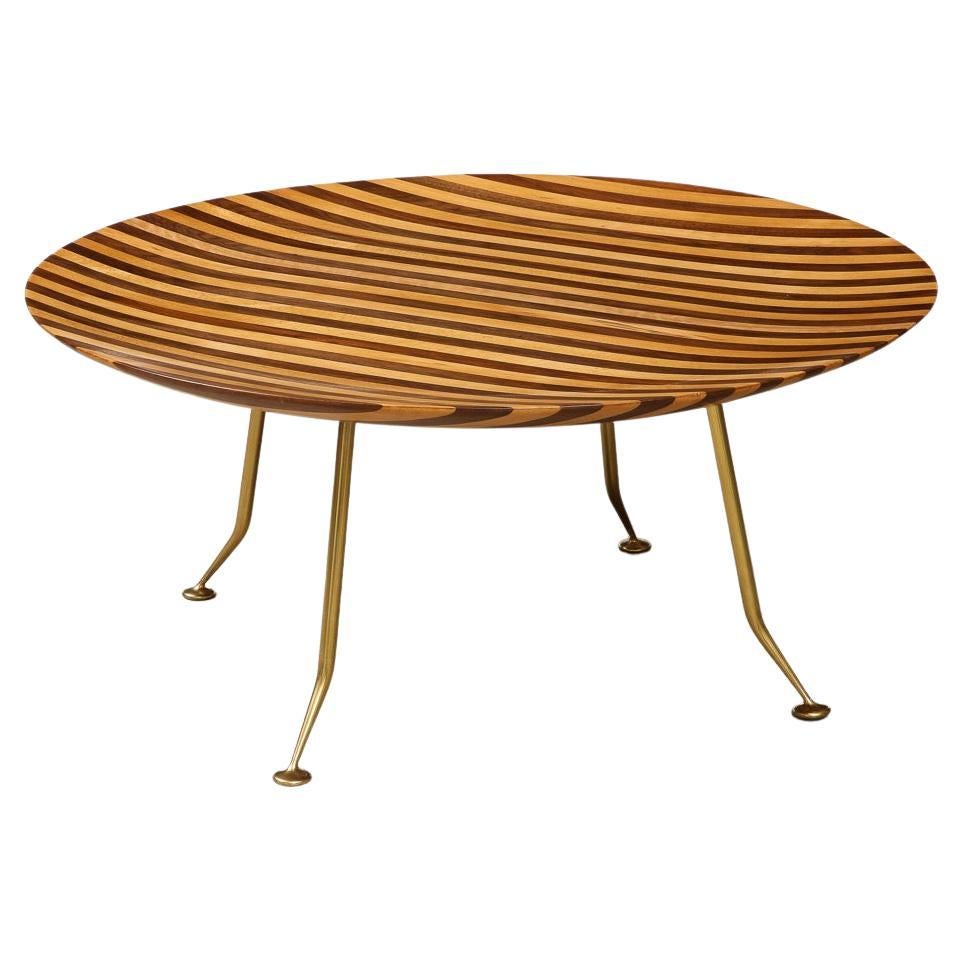 Rare table circulaire n° 593 de Mario Gottardi