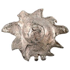 Rare Claude Picasso for Christofle, Sculpture, Sun, 1992