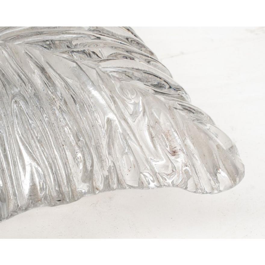 Rare Clear Moulded Glass Mirror by Paolo Venini For Sale 2