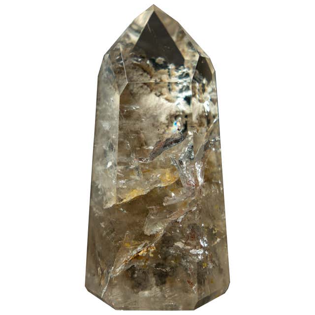 Natural Object Collections Large Natural Smoky Quartz Crystal Cluster Specimen For Sale at 1stDibs