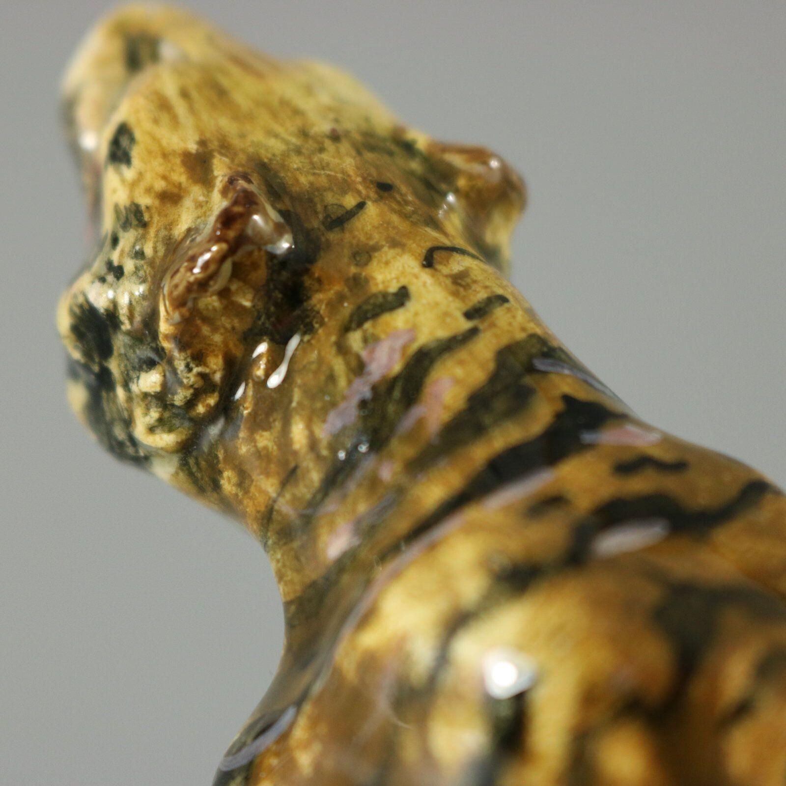 Rare Clement Massier Prowling Tiger Figure For Sale 10