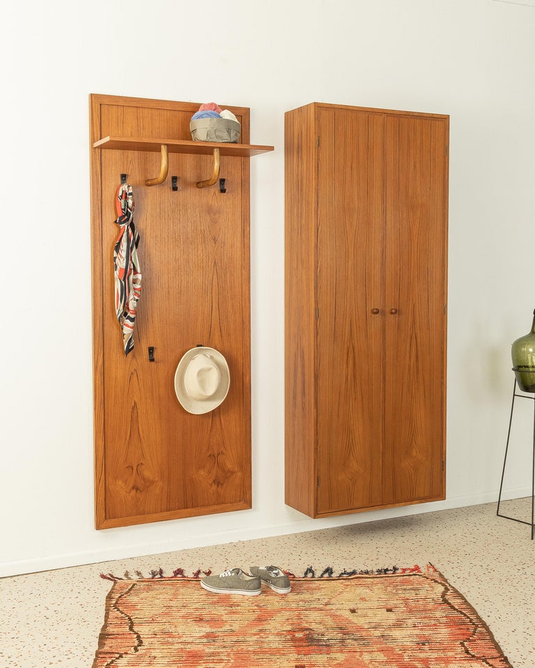 Rare Clothes Rack and Wardrobe Set, 1960s For Sale at 1stDibs