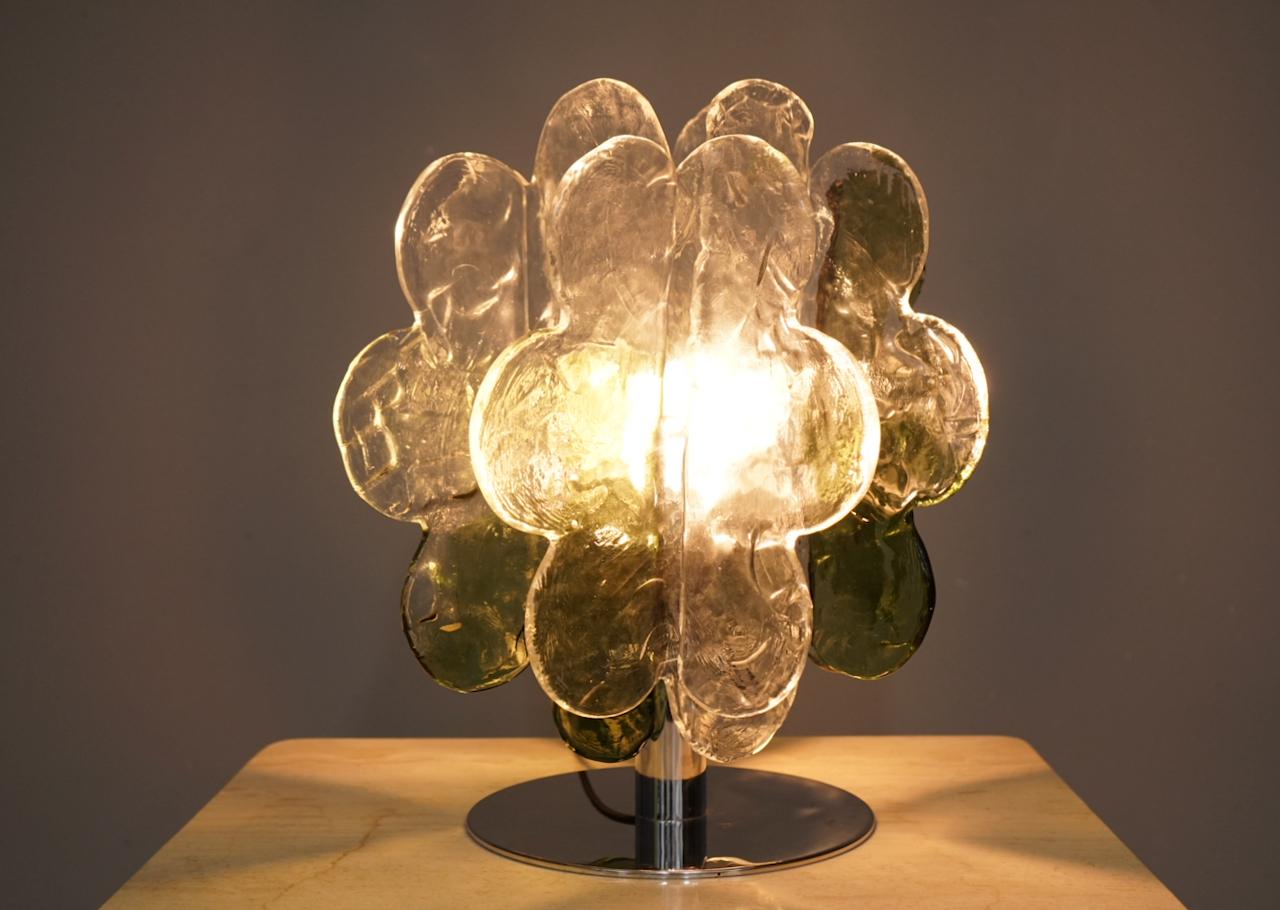 Rare Cloud Glass Table Lamp by Carlo Nason for Mazzega, Italy, 1970s 5