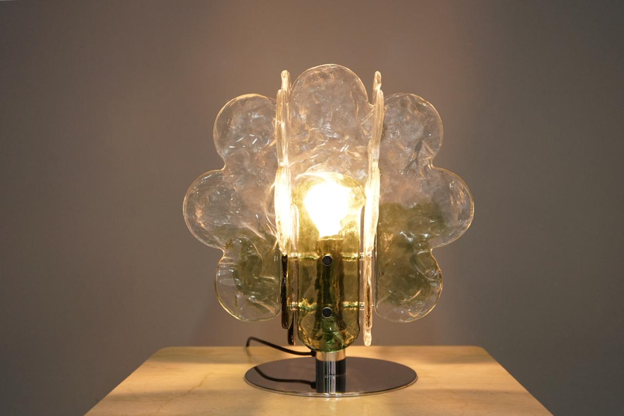 Rare Cloud Glass Table Lamp by Carlo Nason for Mazzega, Italy, 1970s 6