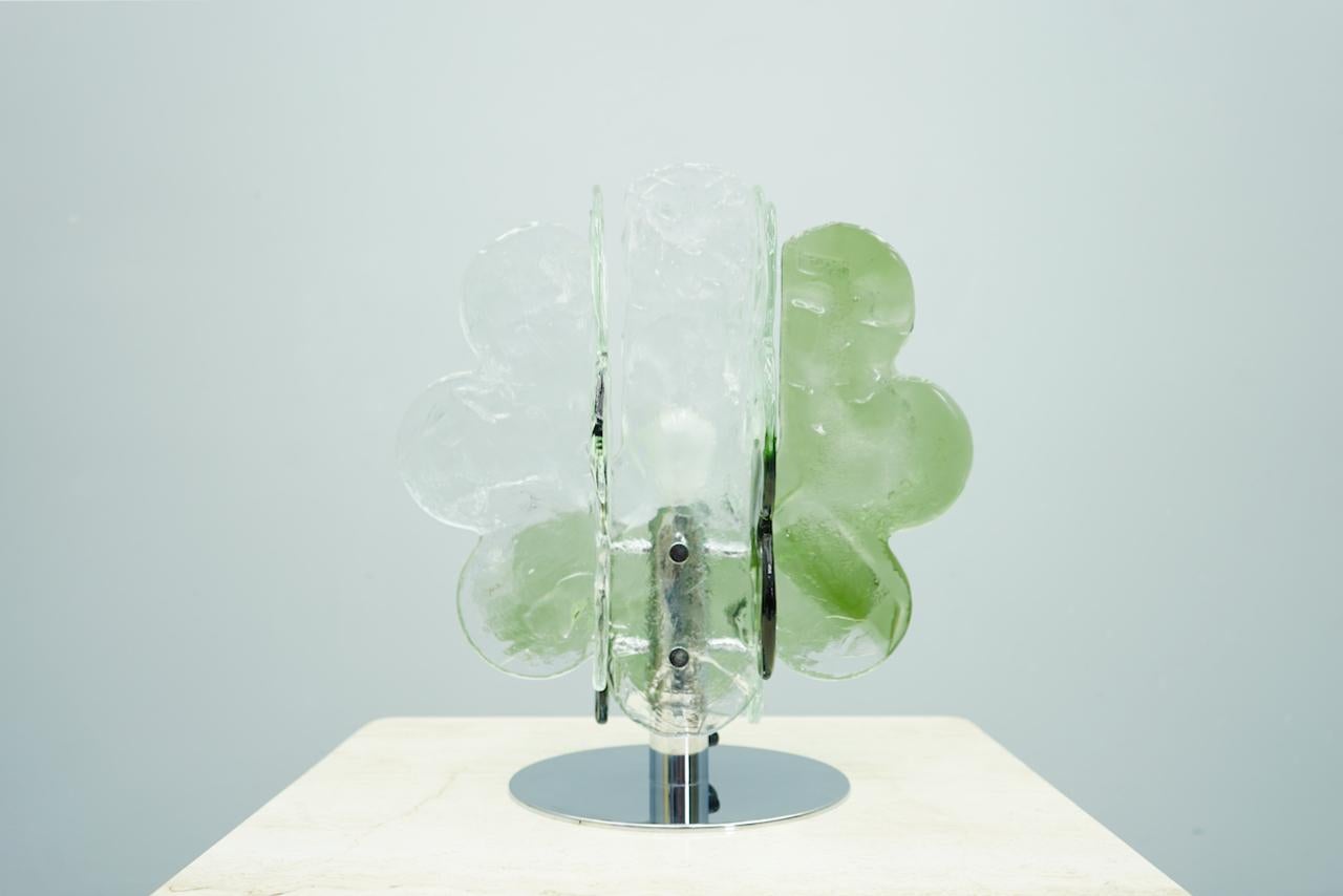 Rare Cloud Glass Table Lamp by Carlo Nason for Mazzega, Italy, 1970s 1