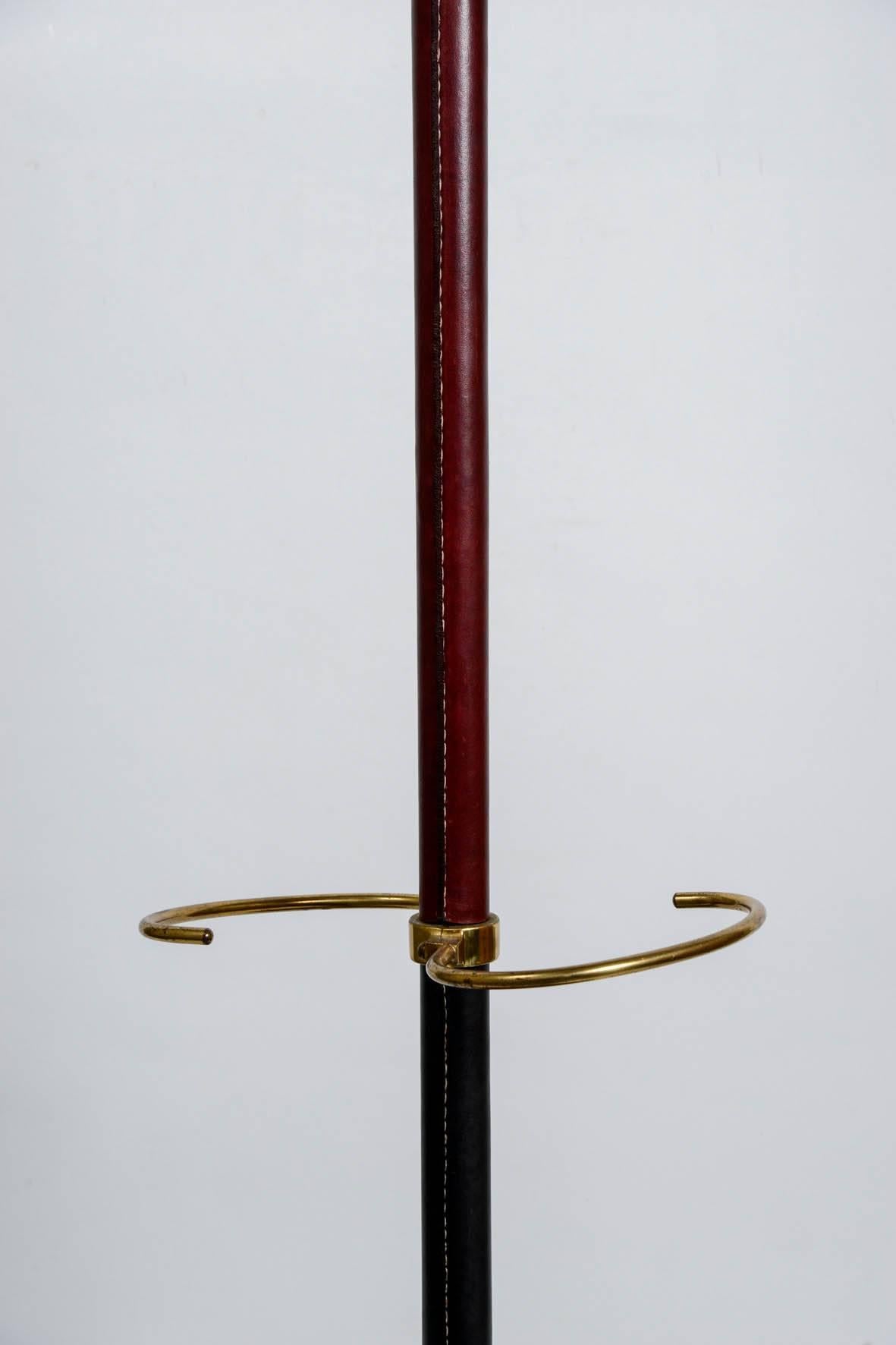 French Rare Coat Stand by Jacques Adnet