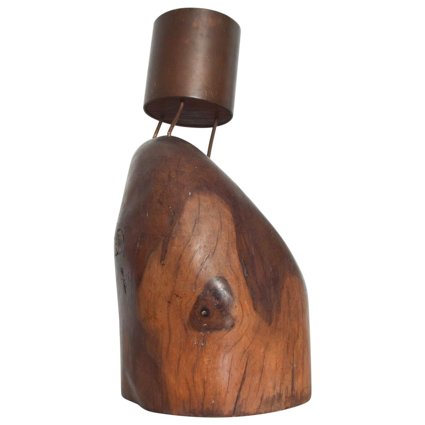 Candle Holder
Fascinating piece by Don Shoemaker Votive Candle Holder in Bronze & Exotic Cocobolo Wood.
Mexican Modernism in fine mid-century vintage appeal by Don Shoemaker of Mexico circa 1960s
Original Preowned Vintage Unrestored Condition. Refer