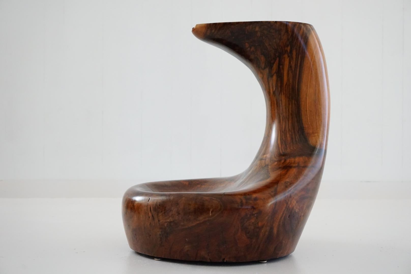 Seltener Cocobolo Don Shoemaker-Brunnen, organischer mexikanischer Mid-Century-Modern-Brunnen, 1960er Jahre im Angebot 2