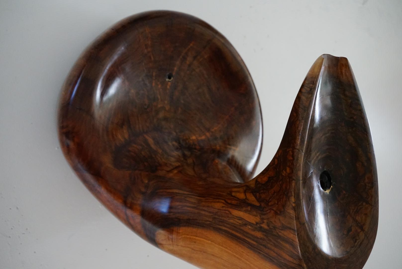 Seltener Cocobolo Don Shoemaker-Brunnen, organischer mexikanischer Mid-Century-Modern-Brunnen, 1960er Jahre im Angebot 8