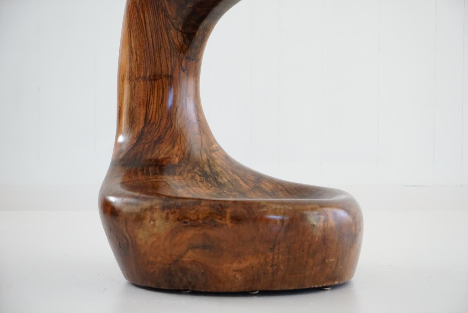 Rare Cocobolo Don Shoemaker Fountain, Organic Mexican Mid-Century Modern, 1960s In Good Condition For Sale In San Diego, CA