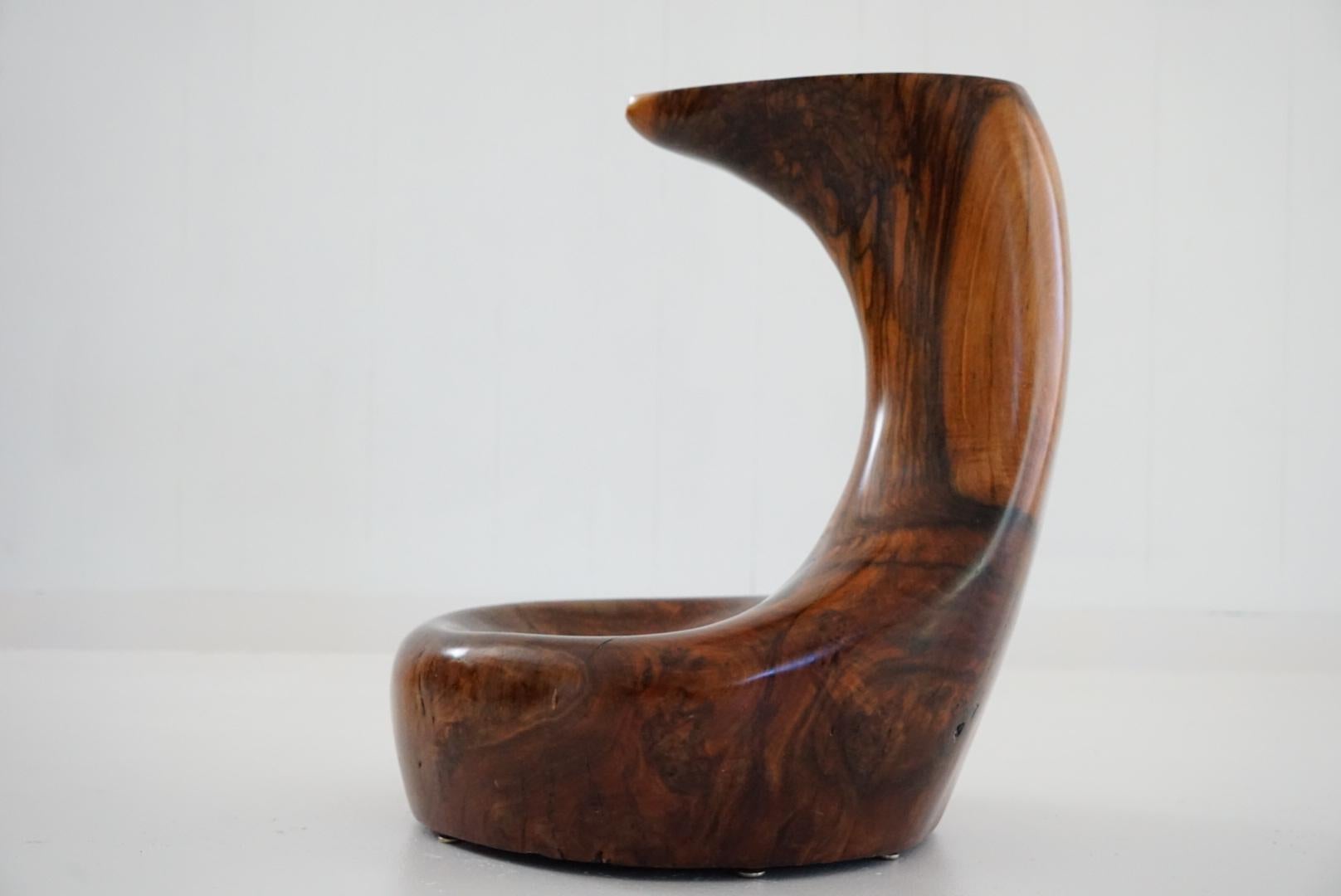 Seltener Cocobolo Don Shoemaker-Brunnen, organischer mexikanischer Mid-Century-Modern-Brunnen, 1960er Jahre im Angebot 2