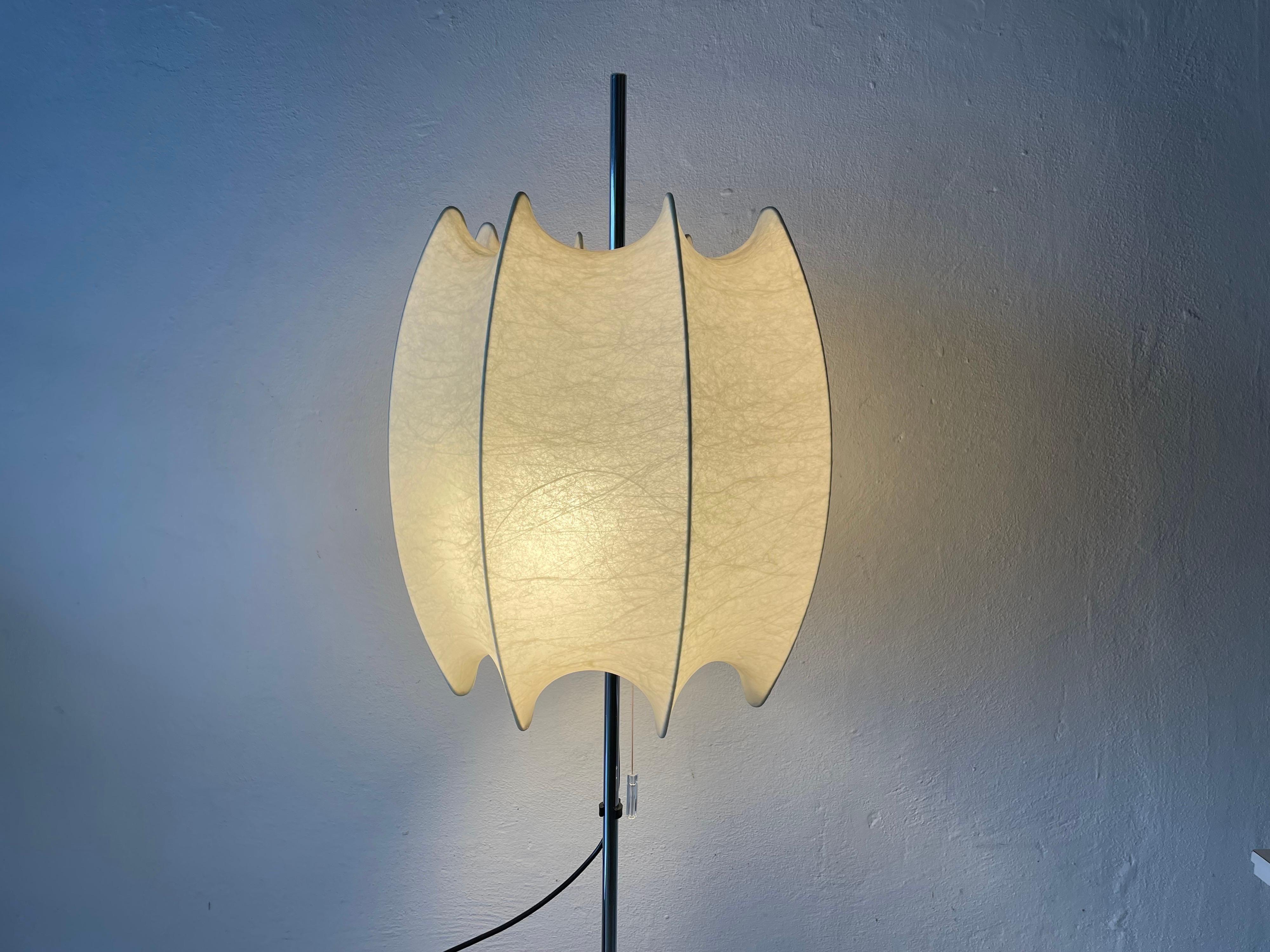 Rare Cocoon Floor Lamp by Goldkant, 1960s Grmany For Sale 4
