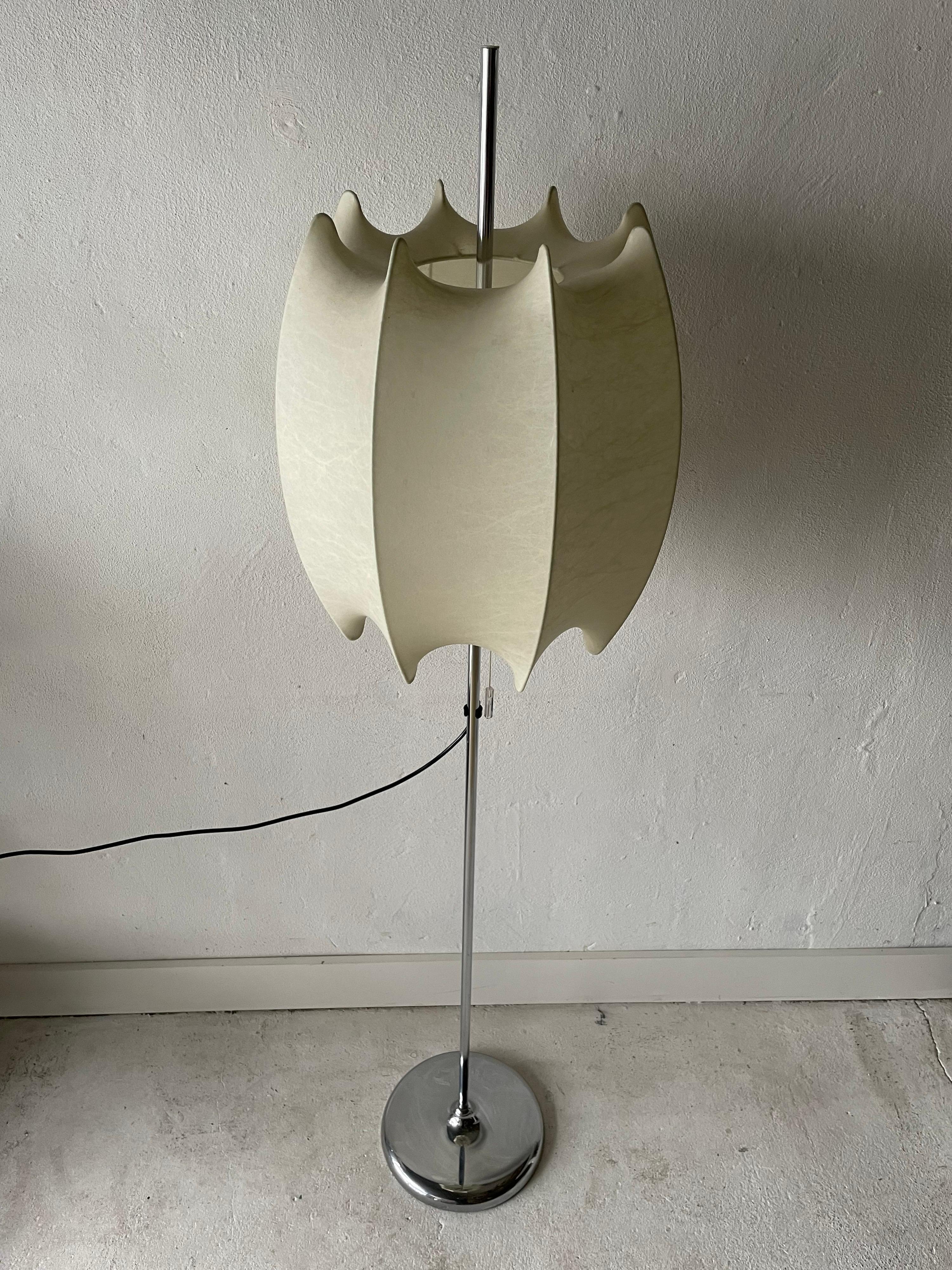 Mid-Century Modern Rare Cocoon Floor Lamp by Goldkant, 1960s Grmany For Sale