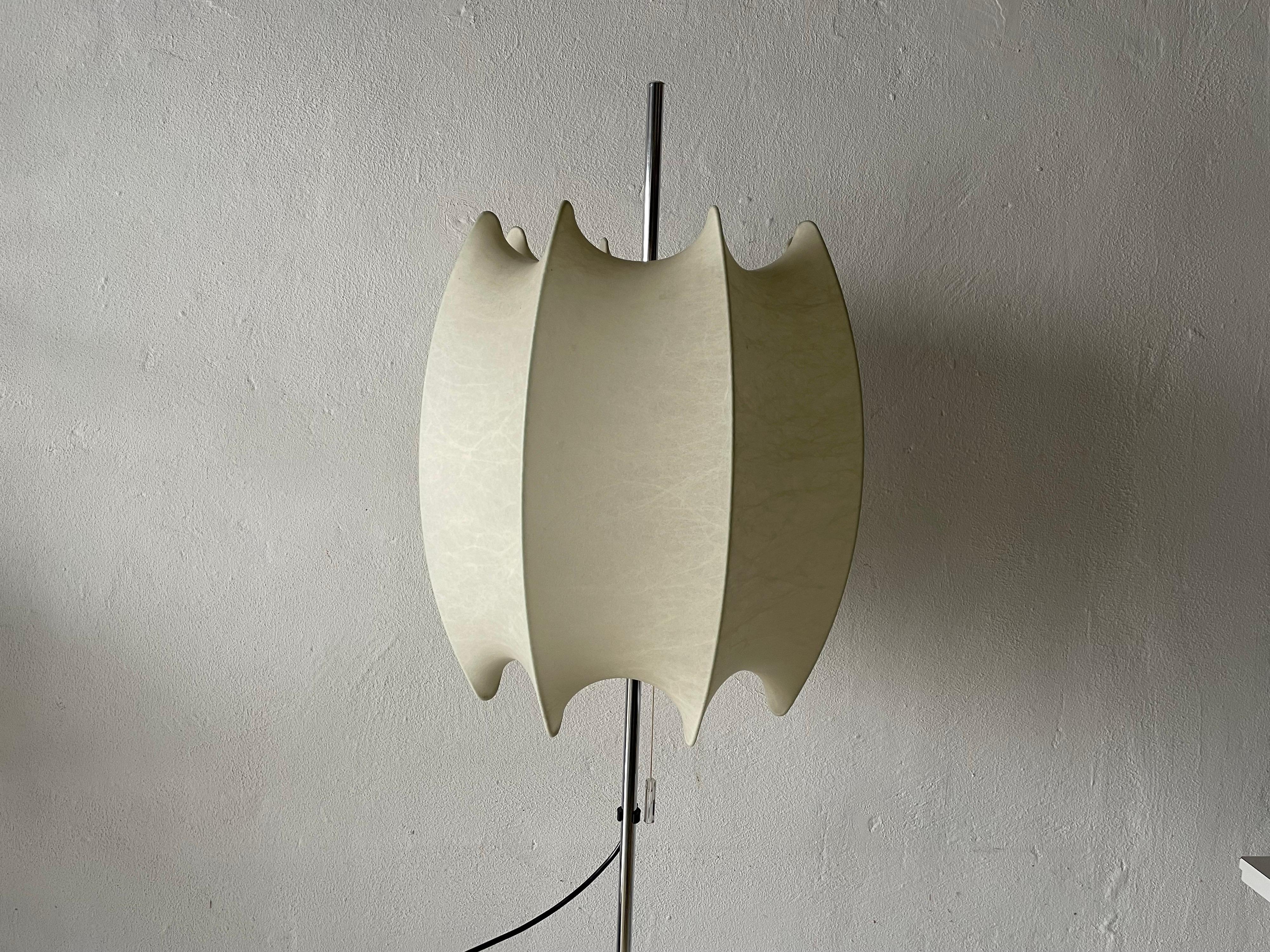 Mid-Century Modern Rare Cocoon Floor Lamp by Goldkant, 1960s Grmany