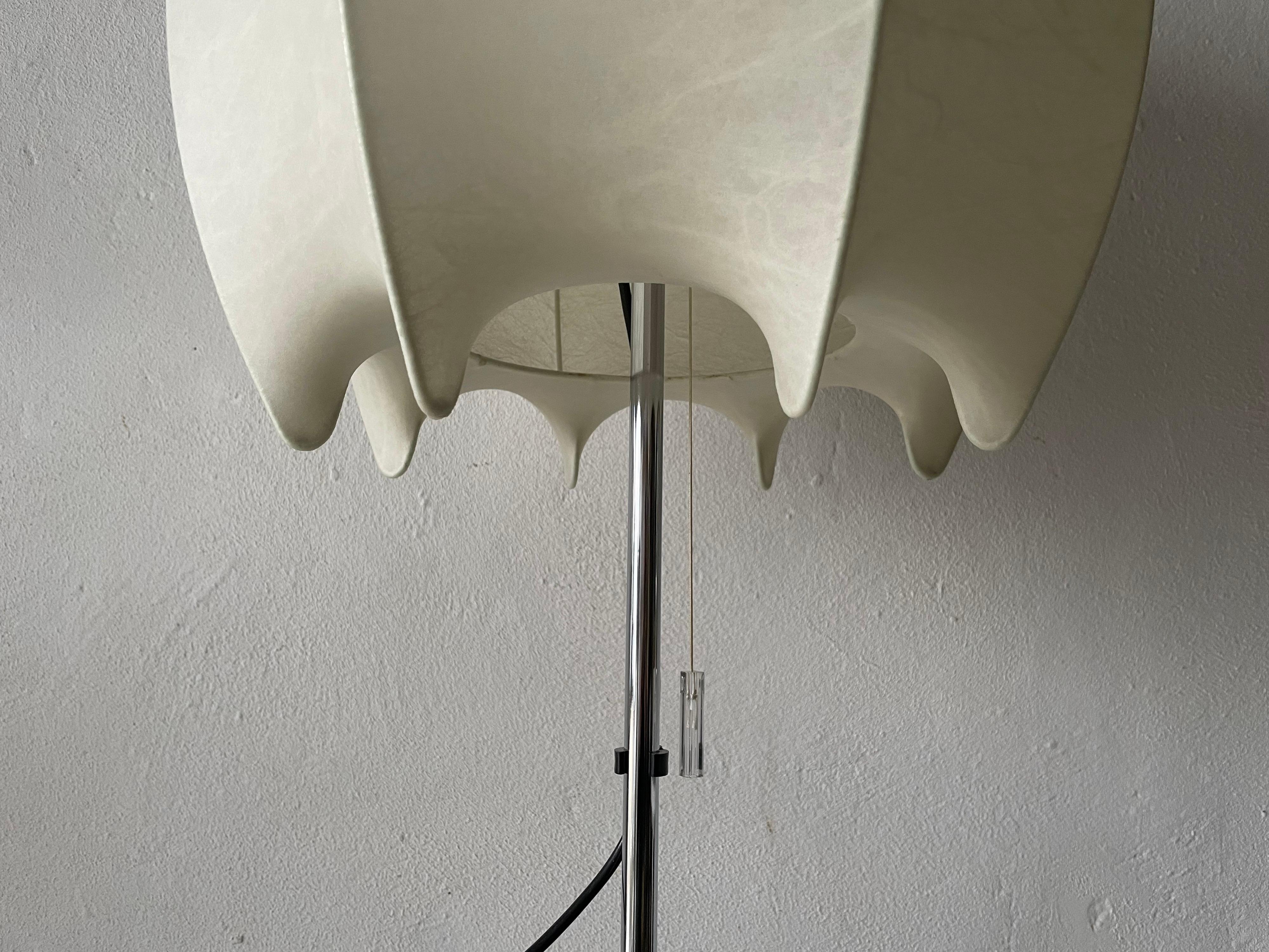 German Rare Cocoon Floor Lamp by Goldkant, 1960s Grmany