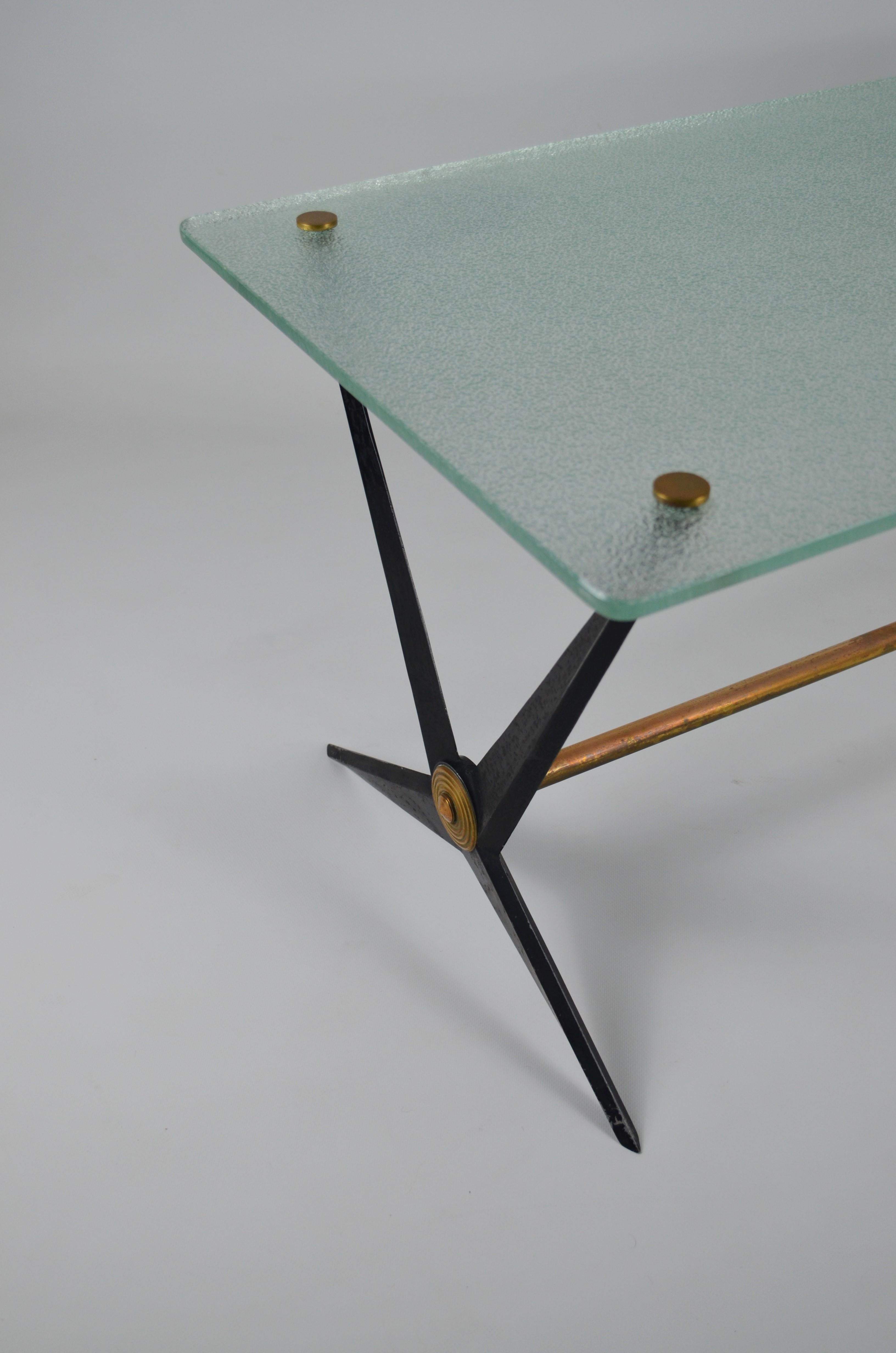 Rare Coffee Table by Angelo Ostuni, Italy, 1950s 3