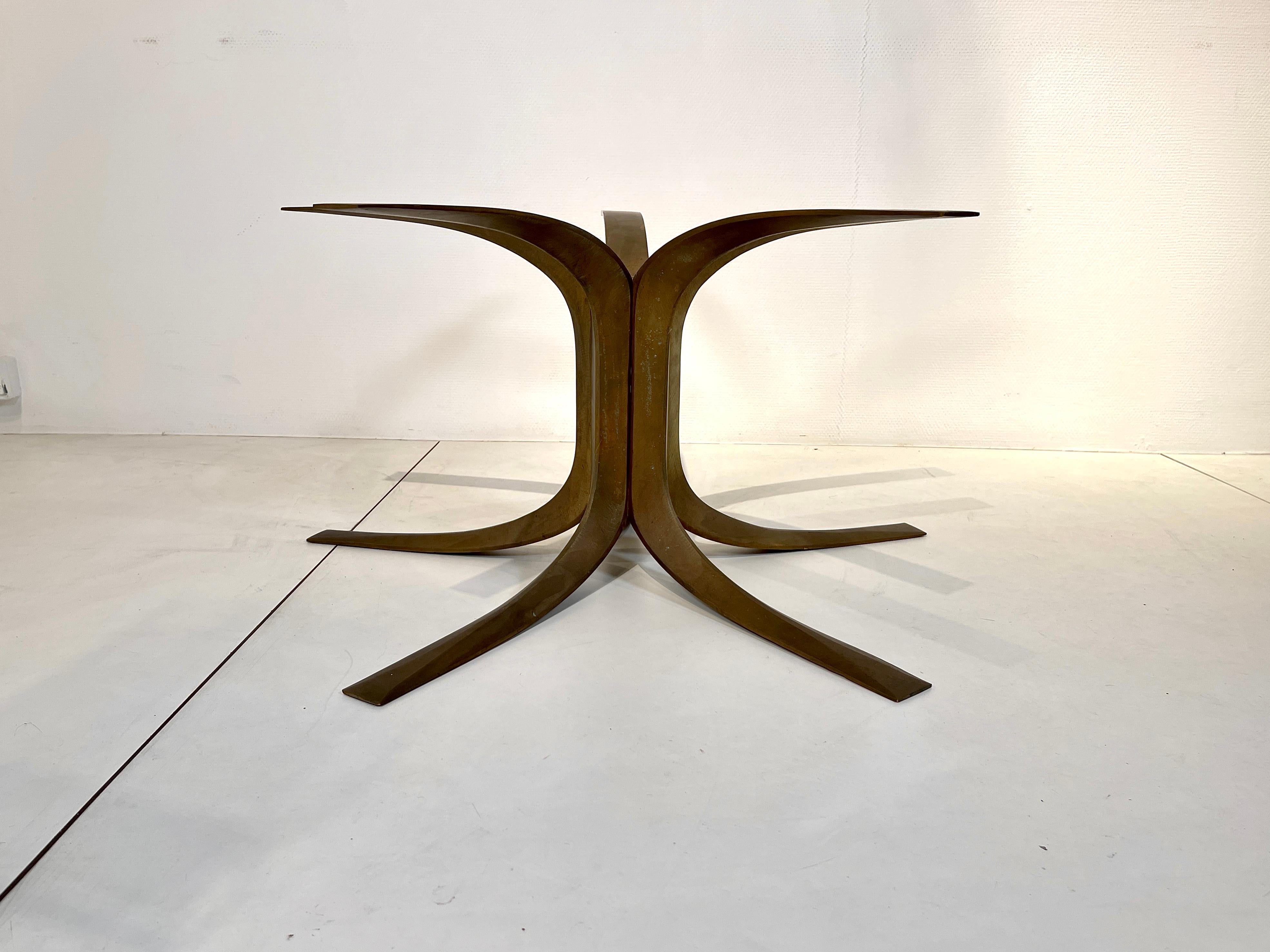 Mid-Century Modern Rare Coffee Table by Jules Wabbes circa 1960 For Sale
