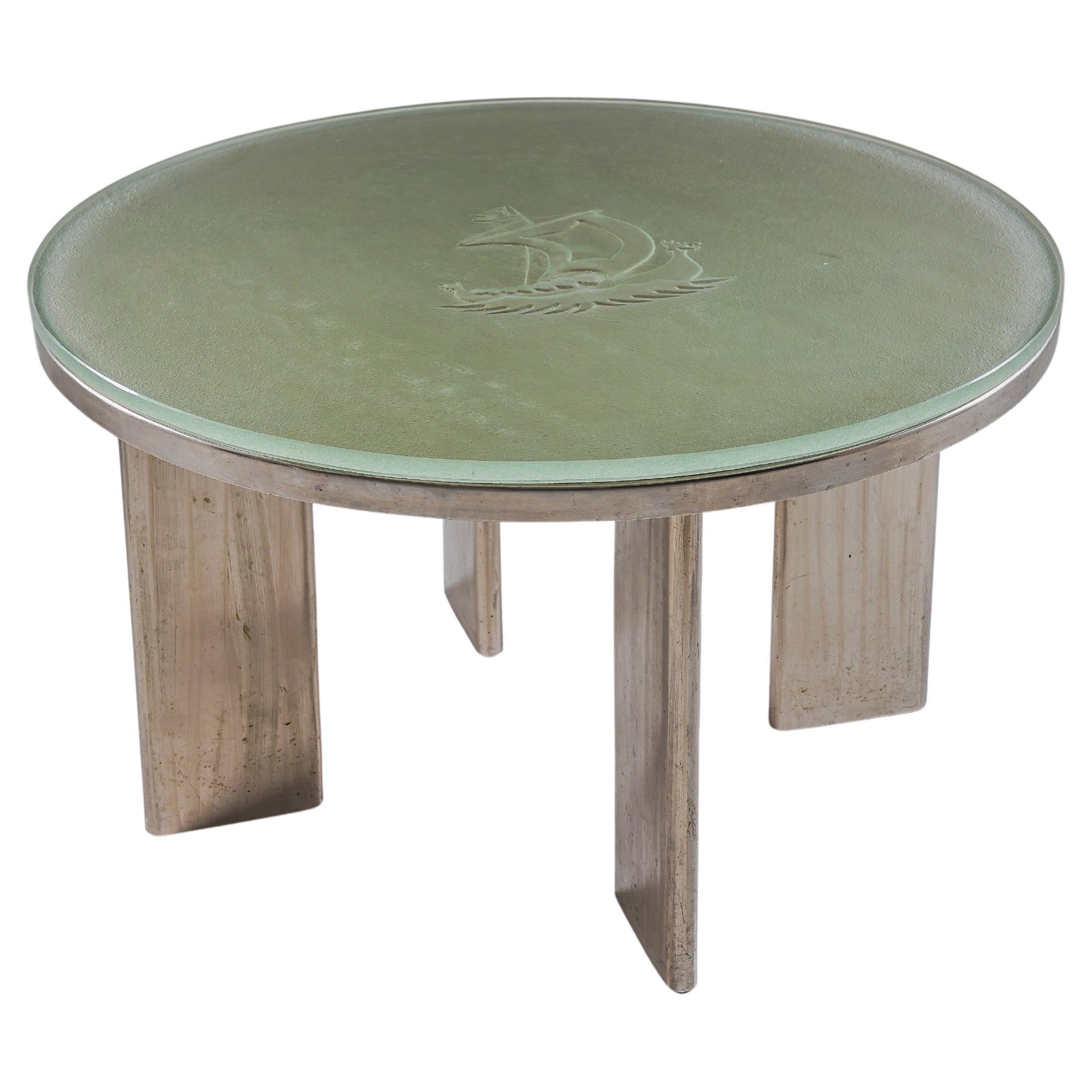 Seltener Couchtisch von Kåpe Möbler, Schweden, 1930er Jahre