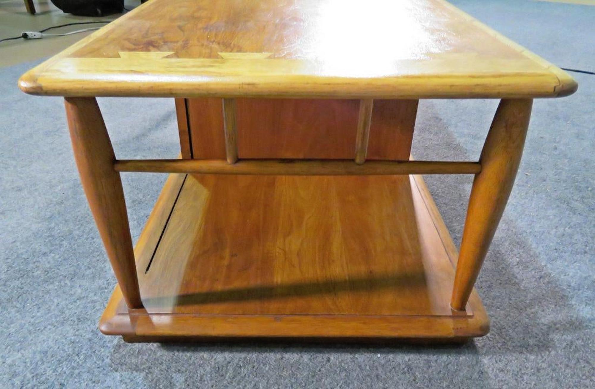 Mid-20th Century Rare Coffee Table by Lane