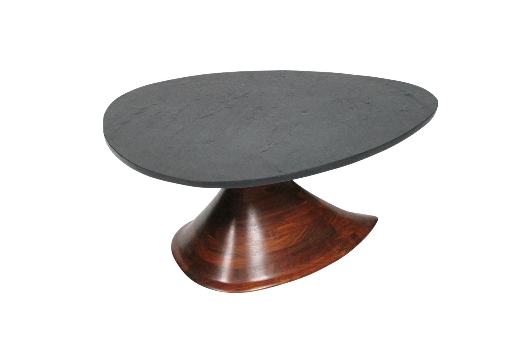 American Rare Coffee Table by Phillip Lloyd Powell For Sale