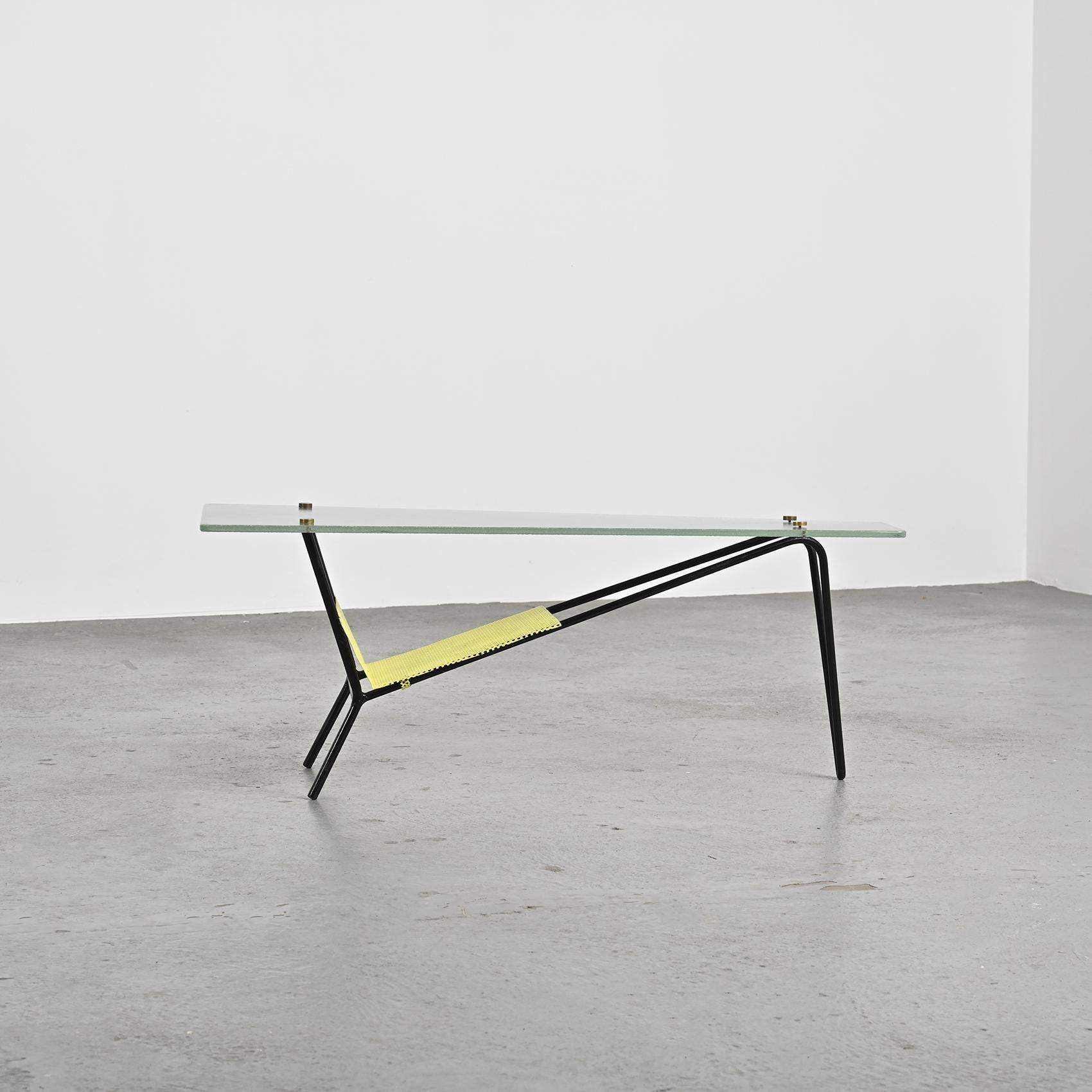 Mid-Century Modern Rare Coffee Table by Robert Mathieu, France ca. 1950