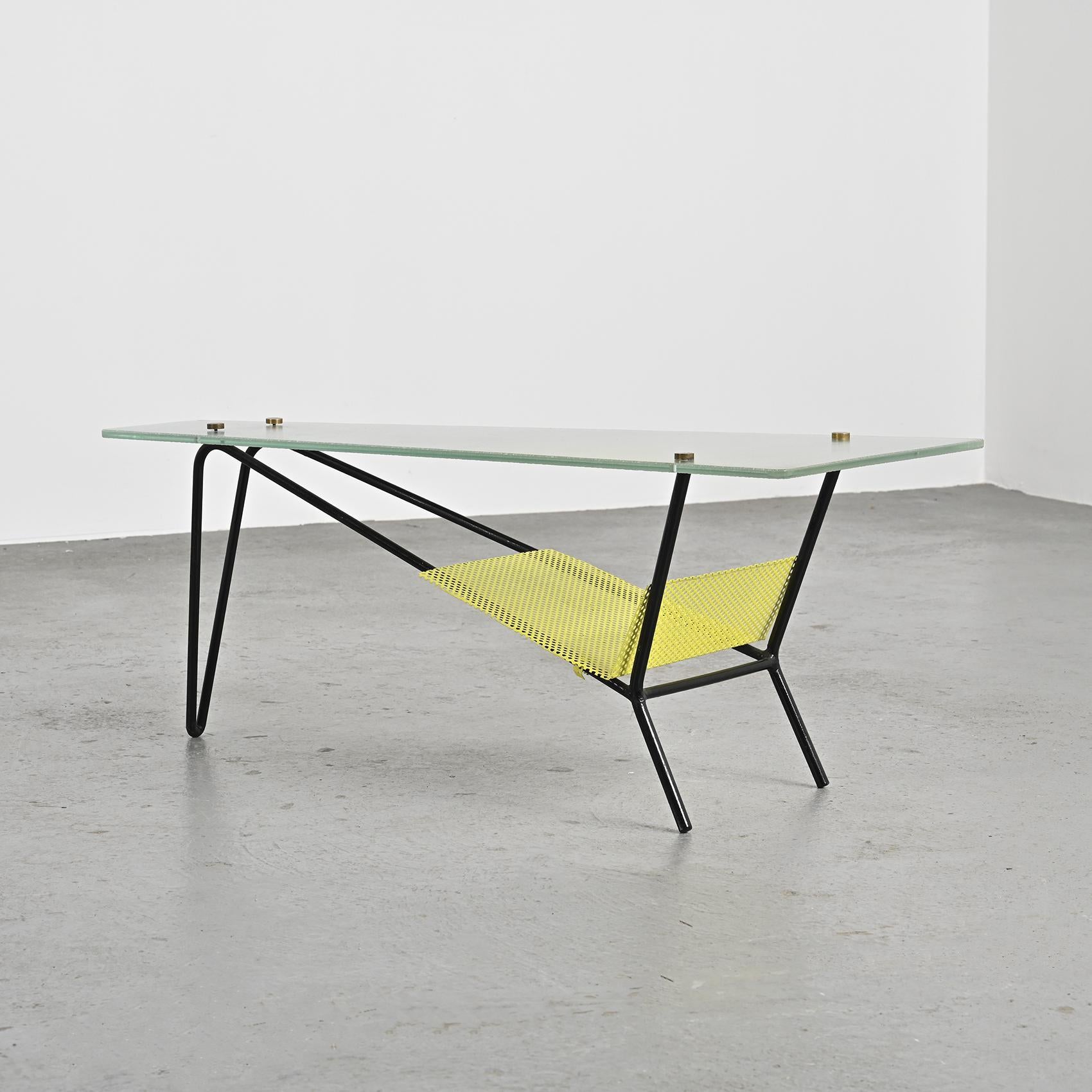 20th Century Rare Coffee Table by Robert Mathieu, France ca. 1950