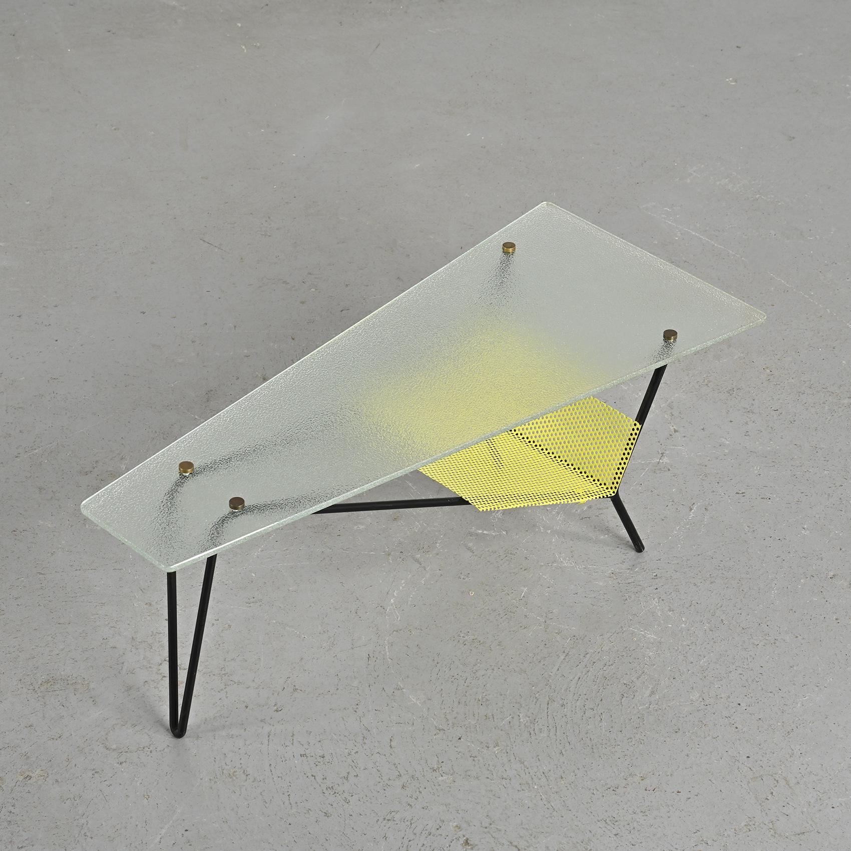 Rare Coffee Table by Robert Mathieu, France ca. 1950 1